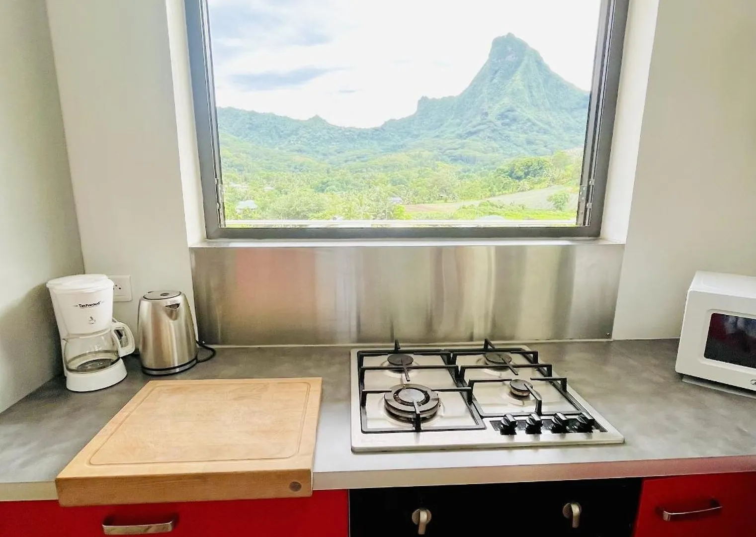 Moorea Villa Neuve, Vue Panoramique - Painapo Lodge Ho'E Paopao フランス領ポリネシア